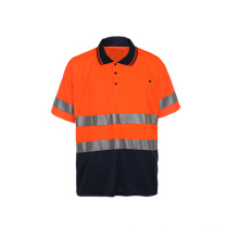 Hoch sichtbares Sicherheits-Polo-Shirt